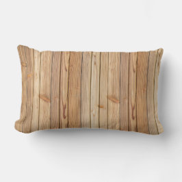 ライトウッドパネルのテクスチャランバーピロー ランバークッション