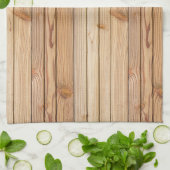 ライトウッドパネルのテクスチャ キッチンタオル (折り畳み)