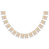 ライトウッドパネル水彩フローラ花 バンティングフラッグ (全)