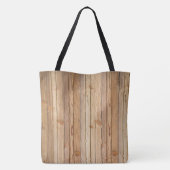 ライトウッドフェイクパネル トートバッグ (裏面)