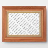 ライトウッドフレーム画像フォトプラークの追加 フォトプラーク (正面)