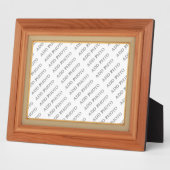 ライトウッドフレーム画像フォトプラークの追加 フォトプラーク (側面)