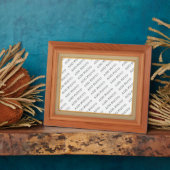 ライトウッドフレーム画像フォトプラークの追加 フォトプラーク (側面)