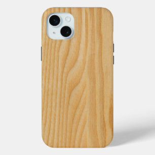 ライトウッドボード質感 iPhone 15 MINIケース