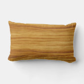 ライトウッド木目の腰枕 ランバークッション (裏面)