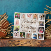 ライトウッド素朴14フォトコラージュファミリー引用文 フォトプラーク (側面)