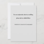 ライトウッド背景とハートメイスンジャー セーブザデート (裏面)