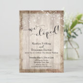 ライトウ素朴ンド&ライト、我々は駆け落ち、披露宴 招待状 (スタンド正面)