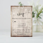 ライトウ素朴ンド&ライトRSVP（メニュー付き） 出欠カード (スタンド正面)