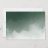 ライトエアリー水彩植物体リハーサルディナー 招待状