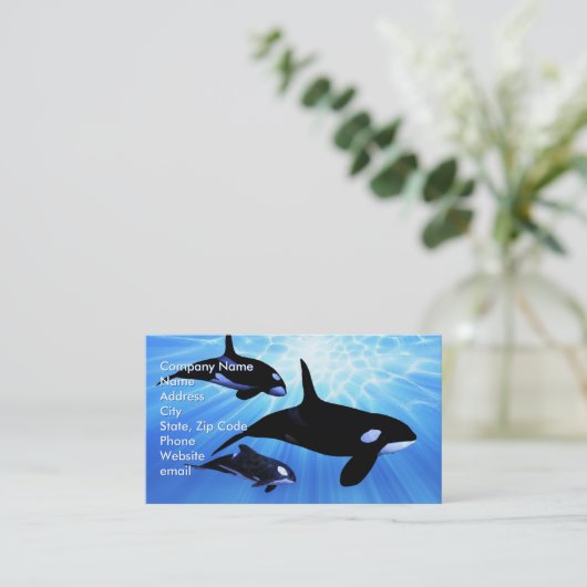 ライトエコー 名刺 (スタンド正面)