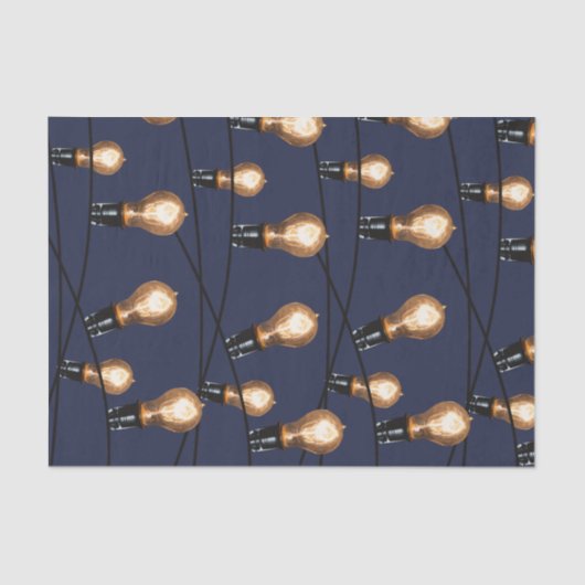 ライトエジソンの球根のモダンな一連 薄葉紙 (正面)