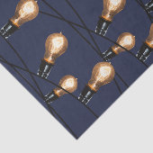 ライトエジソンの球根のモダンな一連 薄葉紙 (詳細)