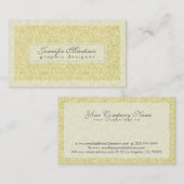 ライトエレガント金ゴールドトーングリッターとスパーク2 名刺 (正面/裏面)