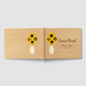 ライトエ素朴ロフローラメイスンジャー結婚ズ ゲストブック (全面)