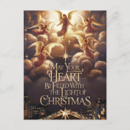 ライトオブクリスマスアンゲリック葉書デザイン ポストカード