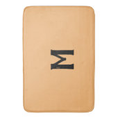 ライトオレンジブラックモノグラム バスマット (正面縦)