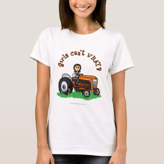 ライトオレンジ農家 Tシャツ (正面)