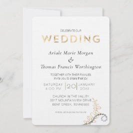 ライトオークウッドモダン 招待状