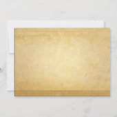 ライトオータム/秋ツリーズ結婚式招待状 招待状 (裏面)