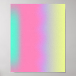 ライトカラフルグラデーションオーラ ポスター