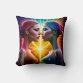 ライトカラフル姿 クッション (正面)