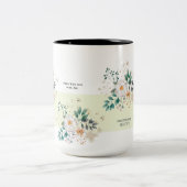 ライトカラーフローラカスタム文字 ツートーンマグカップ (中央)
