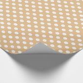 ライトカラー背景（中）水玉模様 ラッピングペーパー (コーナー)
