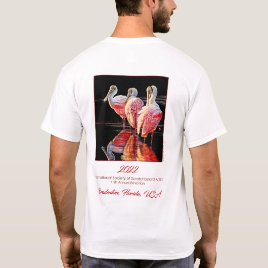 ライトカラー – 2022年ISSA年次展示会Tシャツ Tシャツ (裏面)