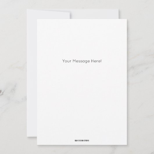 ライトカード付きメリークリスマスツリー 招待状 (裏面)