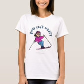 ライトガールスノースキー Tシャツ (正面)