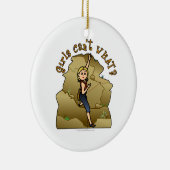 ライトガールロッククライマー セラミックオーナメント (右)