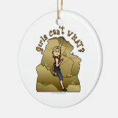 ライトガールロッククライマー セラミックオーナメント (左)