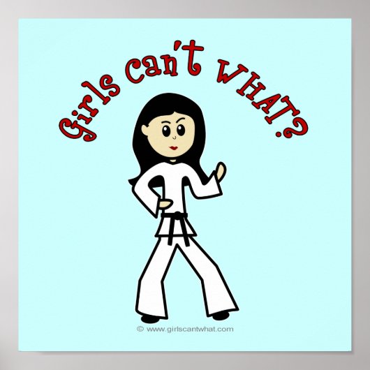 ライトガール武術アーティスト ポスター (正面)