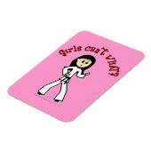 ライトガール武術アーティスト マグネット (左側)