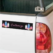 ライトキャンドルフラワーサンダーコーブ バンパーステッカー (トラック上)