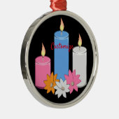 ライトキャンドルフラワーサンダーコーブ メタルオーナメント (右)