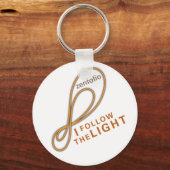 ライトキ後を追ーキーチェーン キーホルダー (正面)