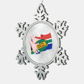 ライトクラウド背景.png スノーフレークピューターオーナメント (右)