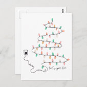ライトクリスマスを引用文しよう ポストカード (正面/裏面)