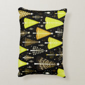 ライトクリスマスツリーパターン アクセントクッション (裏面(縦))