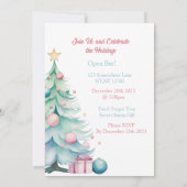 ライトクリスマス招待状 招待状 (裏面)