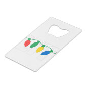 ライトクリスマス クレジットカード栓抜き (裏面アングル)