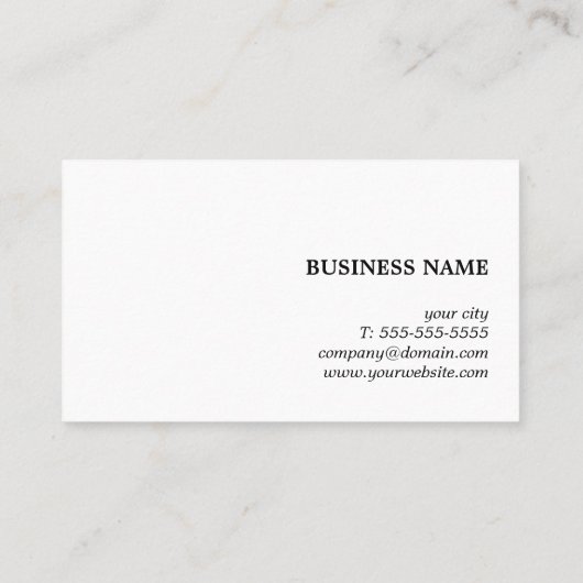 ライトグエレガントリーンフェイク金ゴールドラインコンサルタント 名刺 (裏面)