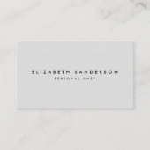 ライトグエレガントレーラグジュアリーミニマルQRコード 名刺 (正面)