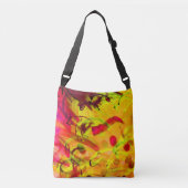 ライトグラフィティアーバングラフィックアートモダン抽象芸術 クロスボディバッグ (正面)