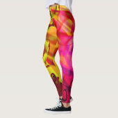 ライトグラフィティアーバングラフィックアートモダン抽象芸術 レギンス (左)