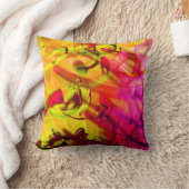 ライトグラフフィットアーバングラフィックアートモダン抽象芸術 クッション (ブランケット)