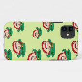 ライトグリーンで笑うレプレシャン Case-Mate iPhoneケース (裏面(横))