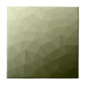 ライトグリーンのグラデーション幾何学メッシュパターン タイル (正面)